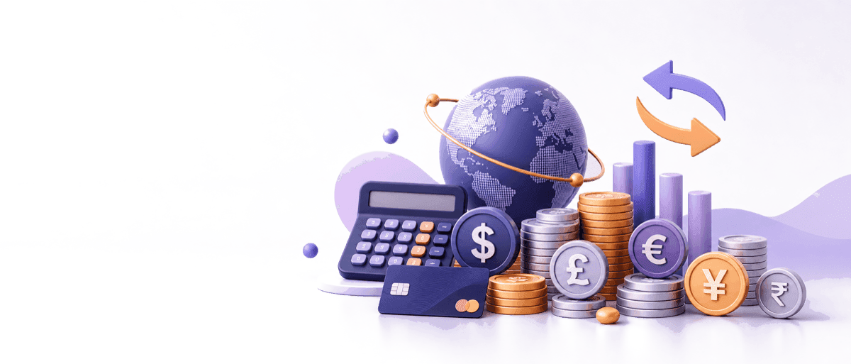 Currency converter hero artwork
