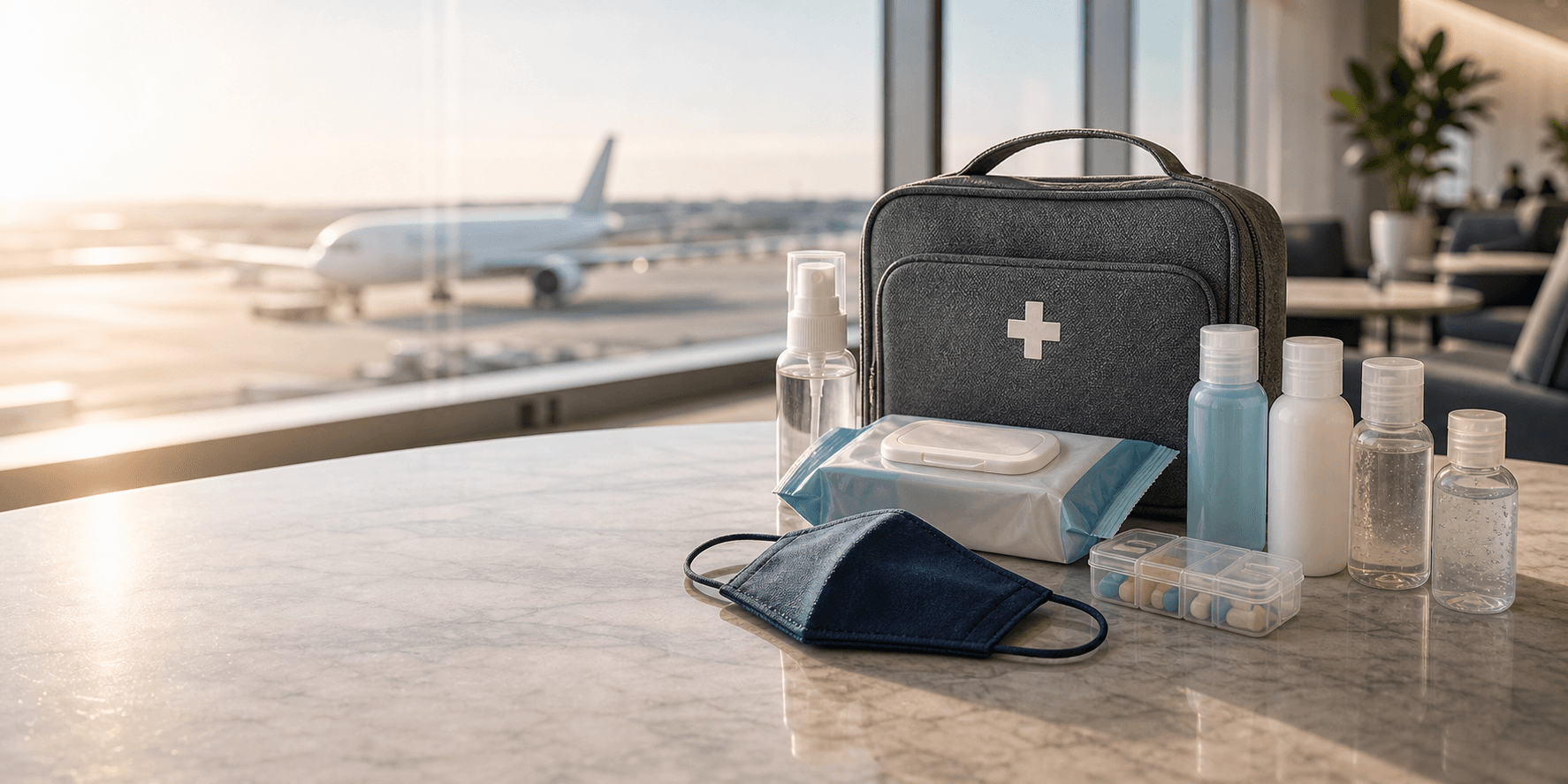 Health and hygiene travel merchandise